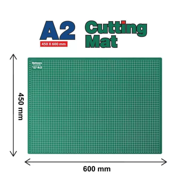 A2 Cutting Mat Self Healing Non Slip Printed Grid Lines Art Craft Cutter Board