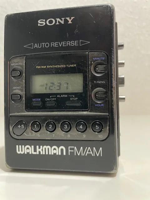 walkman cassette Sony vintage la radio fonctionne mais pas le lecteur cassette