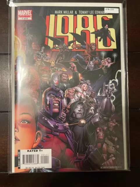 1985 1 of 6 Cover B Variant High Grade 9.8 Marvel Comic Book D78-155