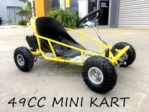 49cc Go Kart 4 Wheeler Kids 2 Stroke Buggy Quad Atv Dirt Bik Mini New Model Yelo