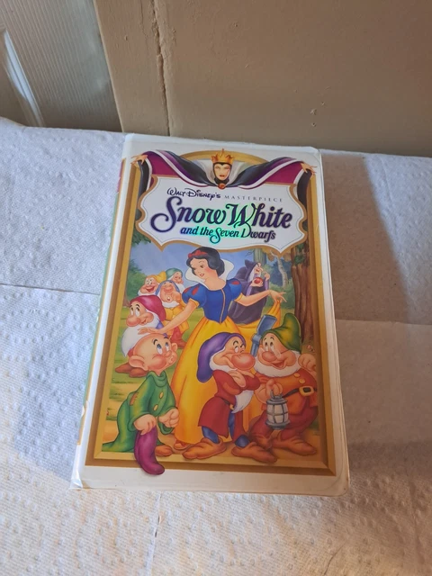 RARE WALT DISNEYS Masterpiece Snow White and Seven Dwarfs Vhs 1524 £22.
