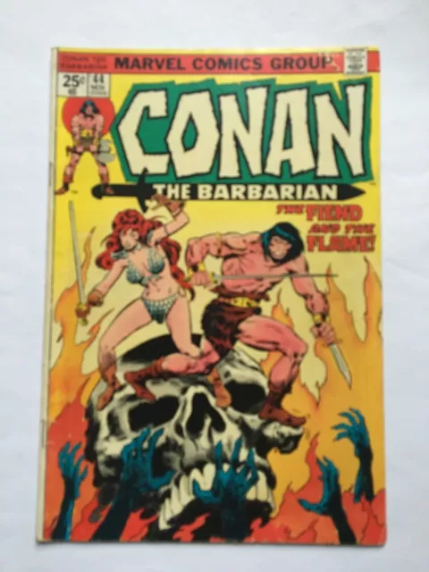 Conan The Barbarian 44 1974 Classic Bronze Age FN/VF US cents Red Sonja cover