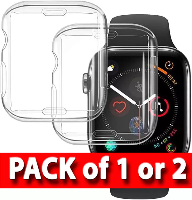 Case For Apple Watch Series 9/8/7/6/5/4/3/SE iWatch Screen Protector 360 Cover