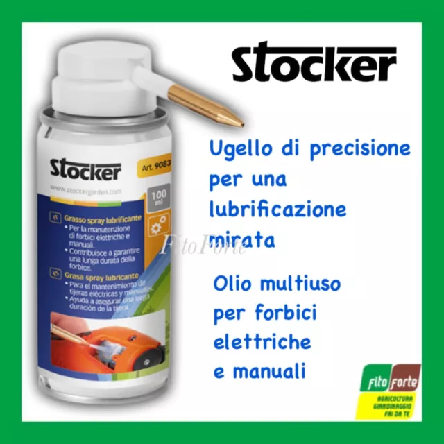 Grasso Spray Lubrificante Stocker Per Manutenzione Di Forbici Elettriche E Manua