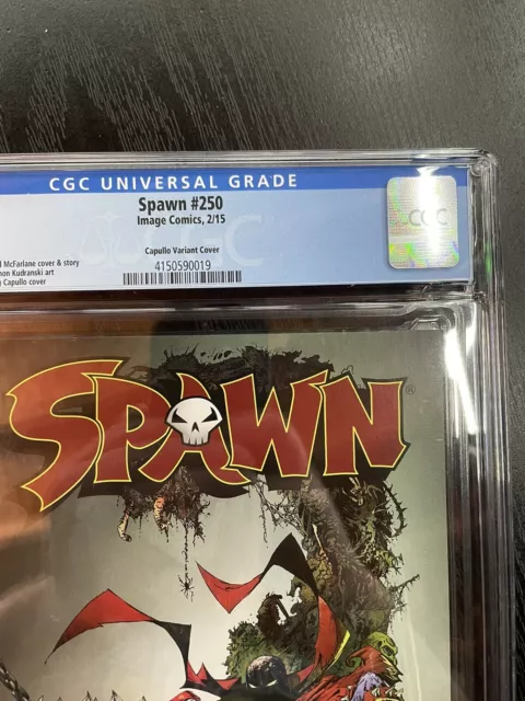 Spawn (1992) #250 Todd McFarlane Greg Capullo Variant CGC 9.8 NM/MT Image Comics 3