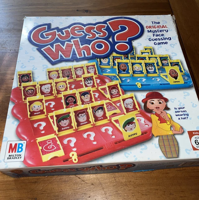 WINNING MOVES GUESS Who? Board Game - 1191 Complete $9.00 - PicClick