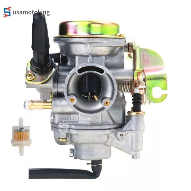 Carburetor Carb for Eton Viper 70 70M 90R / 70 90 90R Silver Series 4-stroke ATV