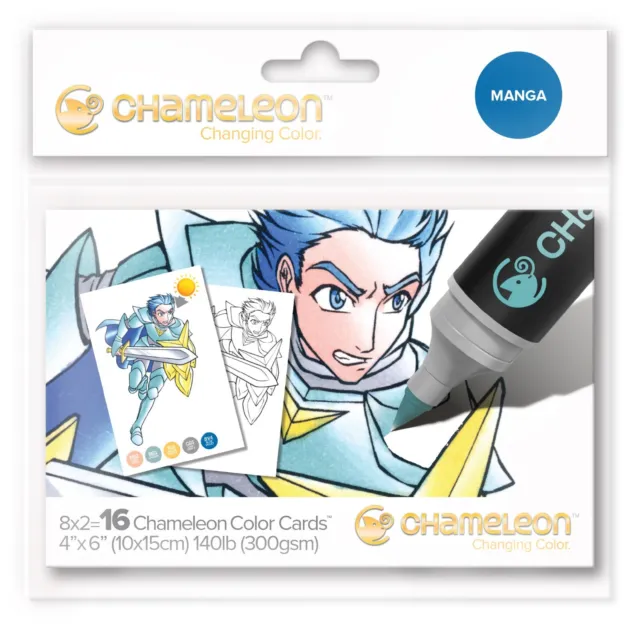 Chameleon Colour Cards - Manga Pack (16 Cards)