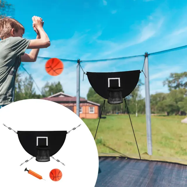 Panier de basket-ball pour trampoline pour garçons et filles en plein air