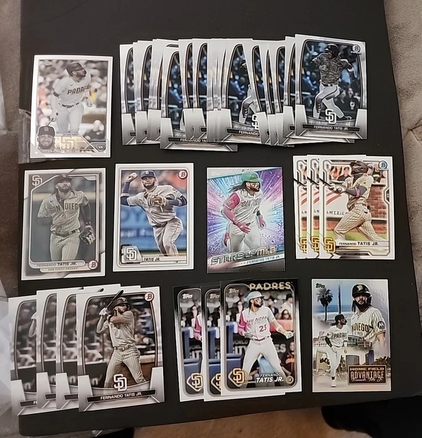 (35) 2023 2024 Topps Bowman/Chrome Fernando Tatis Jr Mint Lot 15.00