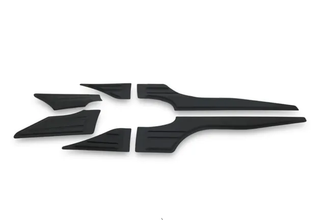 Para Isuzu D-Max 2020 Arriba Bat Estilo Puerta Moldes ABS Cuerpo Kit 6 Piezas 2