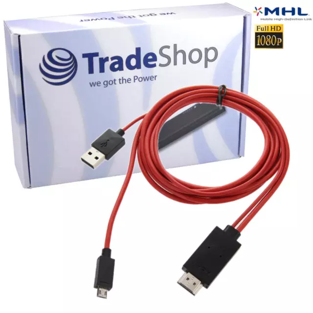 Micro USB MHL auf HDMI Kabel Adapter 1080p HDTV HDCP für HTC One (M8) Mini