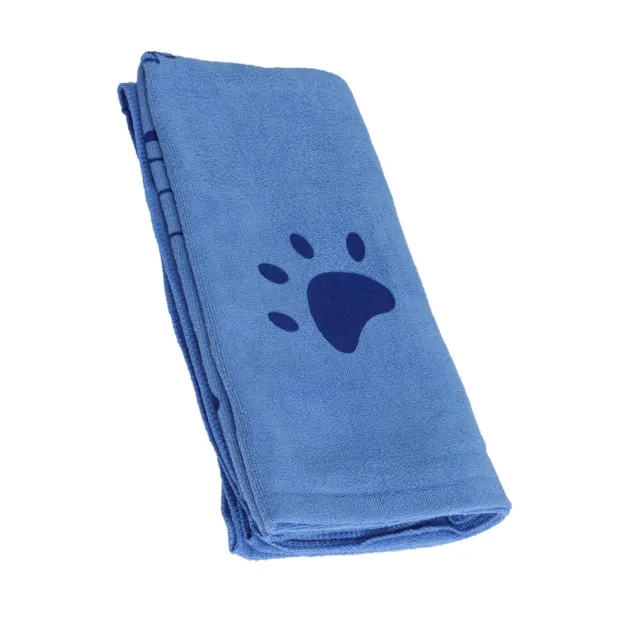 Toalla seca de microfibra de baño para mascotas toalla seca para mascota perro cachorro gato de gran tamaño