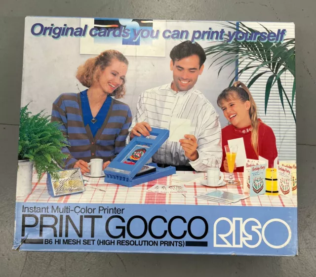 RISO PRINT GOCCO B6 Hi Mesh Set Instant Multi Color Printer