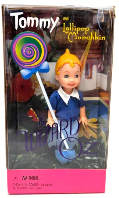 Barbie Wizard of Oz Tommy Doll as Lollipop Munchkin - Mattel!