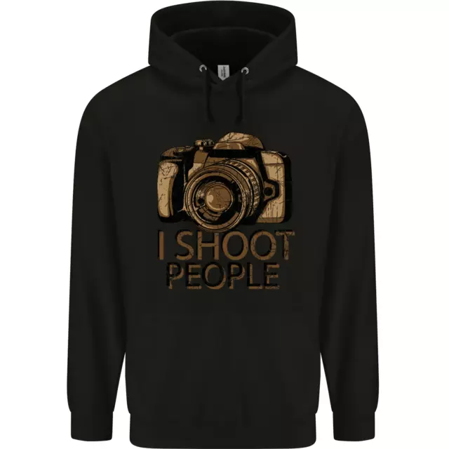 Felpa con cappuccio Photography I Shoot People Photographer da uomo 80% cotone