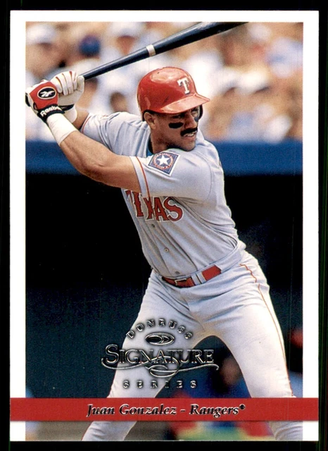 Texas Rangers 1997 1997 DONRUSS SIGNATURE Juan Gonzalez Texas Rangers #43 EUR 1,10 ...
