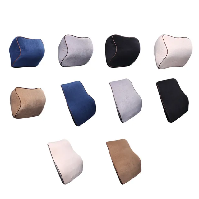 NEW Lumbar Support Pillow For Office Chair Car Seat Memory Foam Back Cushion