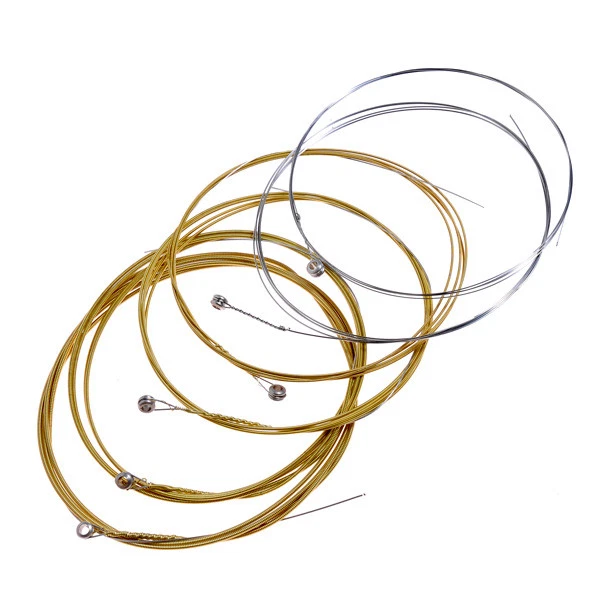 1 Set Acoustic Guitar Strings Steel Strings Original Ball End 150XL/012inch