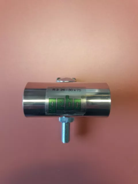 Collier de réparation inox simple tirant / Serrage 26-30x75 (GEBO)