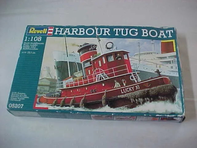 Revell Harbour Tug Boat 1108 Scale Model Kit No 05207 2500 Picclick