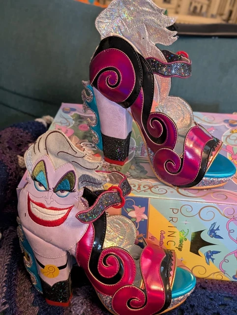 IRREGULAR CHOICE DISNEY Elegant Evil Ursula NEW IN BOX, EU 36