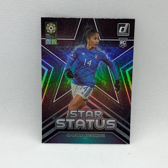 2023 DONRUSS WOMENS World Cup Star Status 13 Chiara Beccari Italy 0