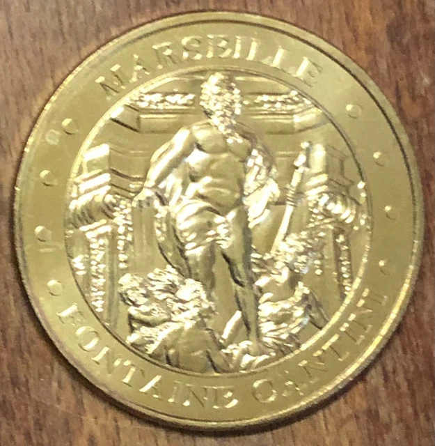 13 Marseille Fontaine Cantini Médaille Monnaie De Paris Jeton Touristique Medals