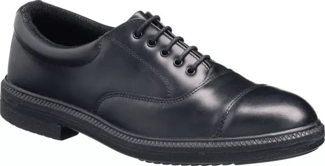 Tuffking 9072 S1P Black Steel Toe Cap Oxford Executive Safety Shoes Work Shoes