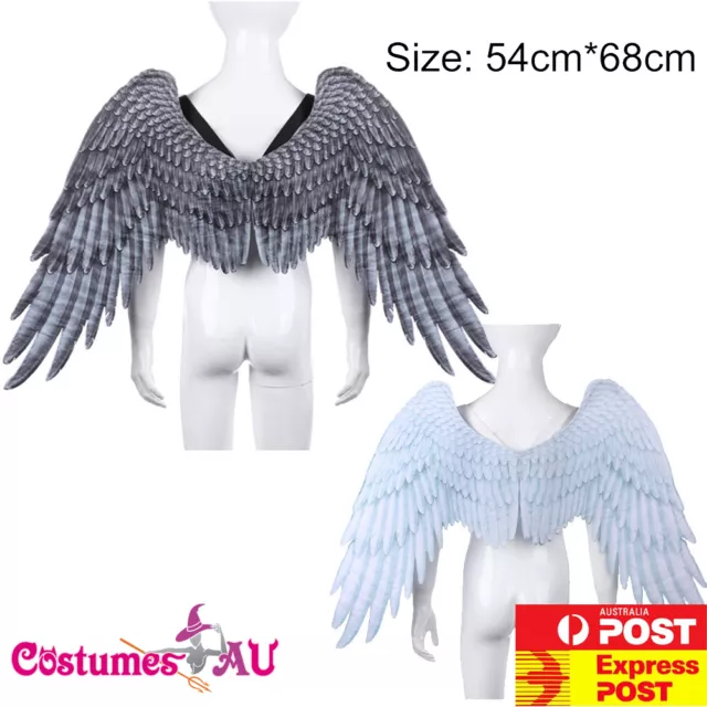 Carnival Party Angel Wings Cosplay Fairy Costume Props Mardi Gras Adult Unisex