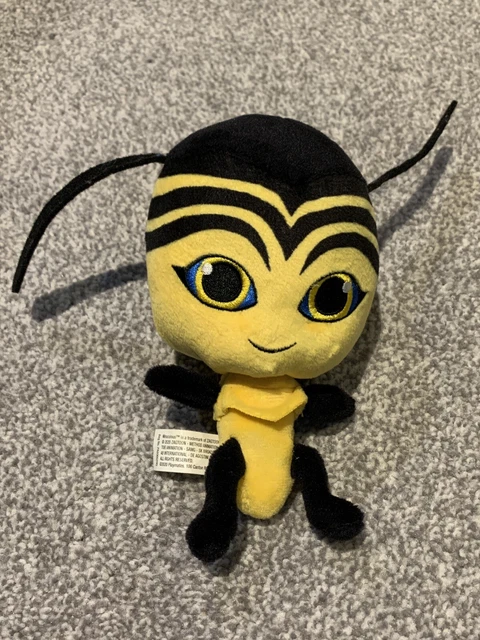 MIRACULOUS LADYBUG TALES Queen Bee’s Kwami Pollen Plush Soft Toy 15cm/6 ...