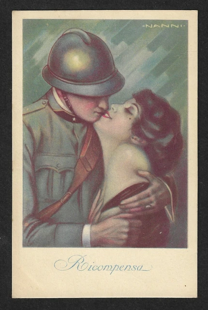 CPA Great War Illustrator. REWARD by Giovanni NANNI - 1920 - Italy TBE