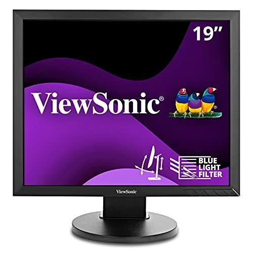 ViewSonic VG939SM 19 Inch IPS 1024p Ergonomic Monitor with DVI and VGA for Ho...