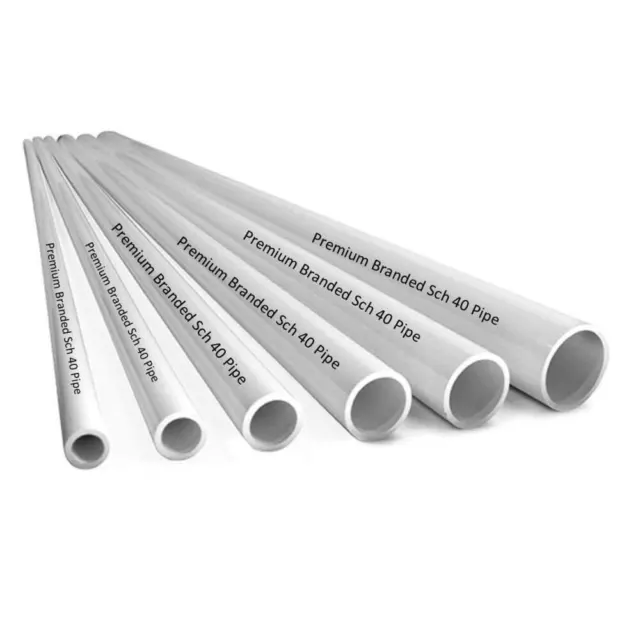 Any Size Diameter Clear PVC Pipe 1/2-12 Inch (1'-5' foot length)