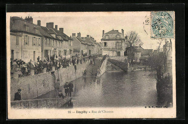 CPA Imphy, Rue de Chazeau 1907