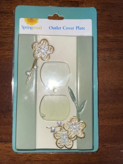 Springmaid Outlet Cover Plate Dtain Touch Green Cream