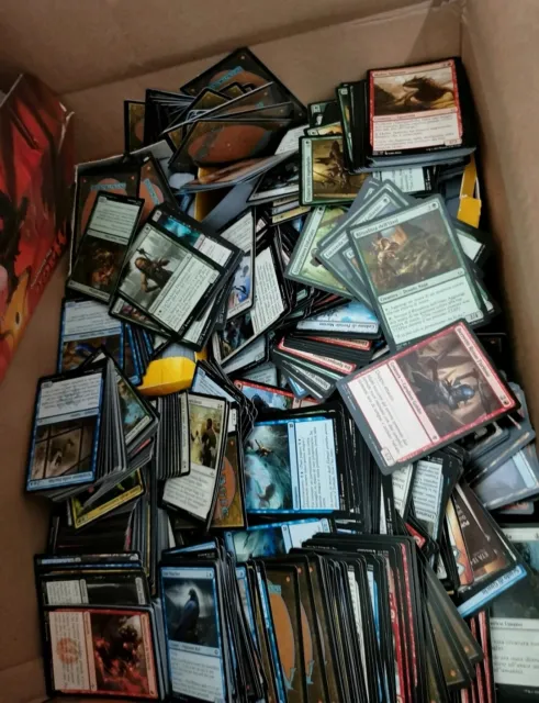 Lotto Carte Comuni Magic the Gathering 5kg varie edizioni Mtg No Foil No terre