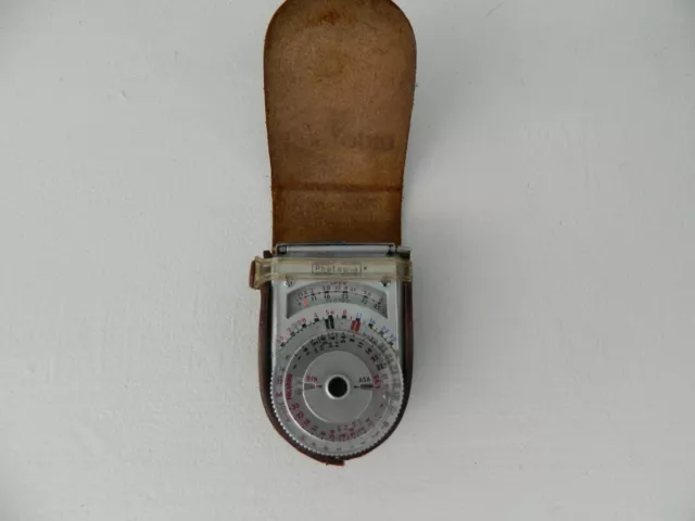 Vintage Photopia NE-3 Exposure Light meter with original case