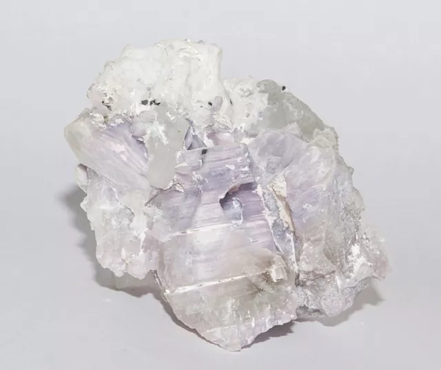 Lépidolite avec cristaux de morganite, Pakistan, 140,5 g. 2