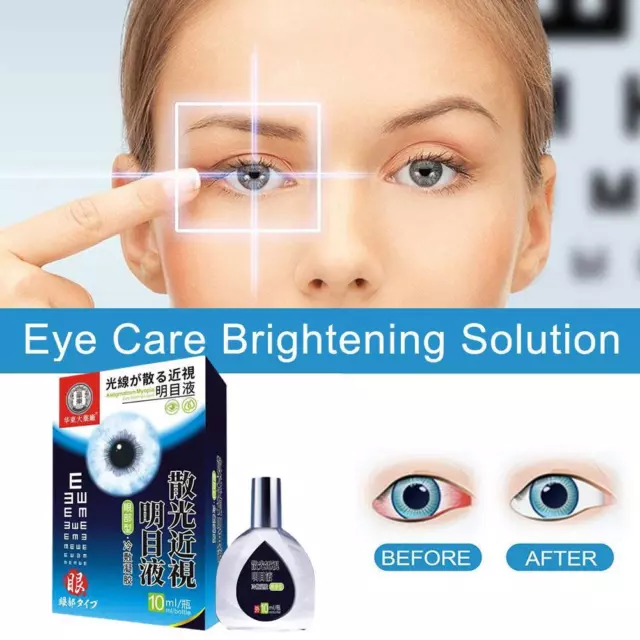 New Eye Care Brightening Solution, Japanese Eye Drops, Eye Care Liquid F9P7