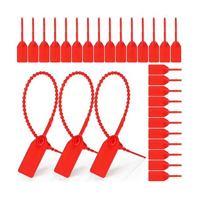 500pcs Plastic Manipulation Seal, Cable Tie for Fire Extinguishing, Sic4060