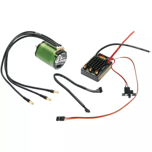 Castle Creations 010-0115-05 - SV3 Sidewinder Waterproof ESC, 4600kv Motor Combo