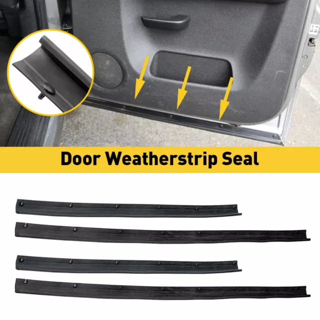 For Ford F250 F350 F450 Super Duty Truck Front Rear Lower Door Weatherstrip Seal