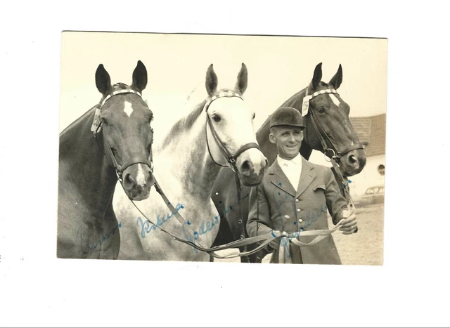 FRITZ THIEDEMANN Deutschland 1956 u. 1960 Olympia Gold Reiten
