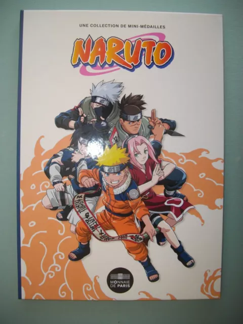 Naruto - album collector / classeur de rangement pour mini médaille Manga Naruto