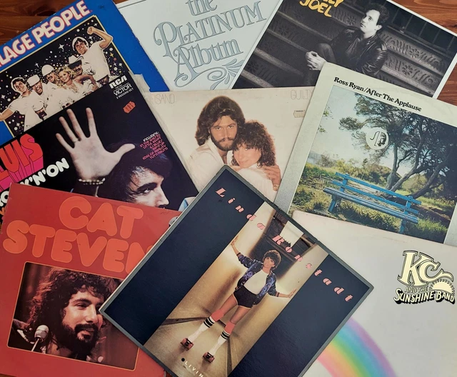 BULK LOT 90 Vinyl Records dire tull trick elo angels eagles Elvis