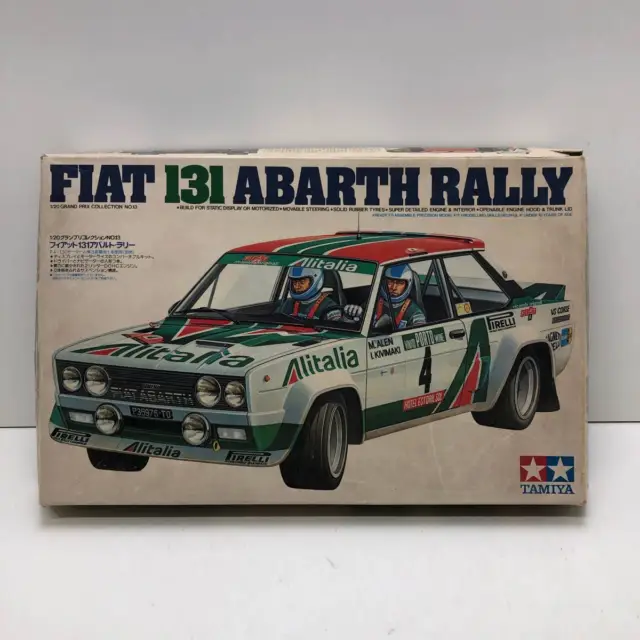 Discontinued Unassembled Plastic Model 1/20 Scale Fiat 131 Abarth Rally Grand Pr