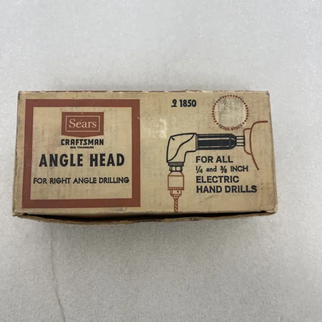 Sears Craftsman 9-1850 90 degree Angle Head Drill Attachment