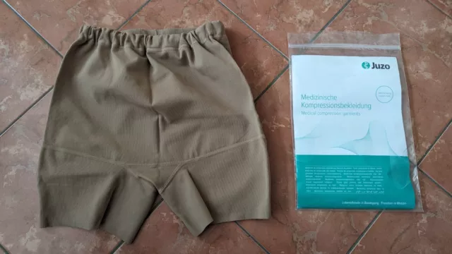 Juzo Kompressions Bermuda Flachgestrickt Bund verstellbar ungetragen