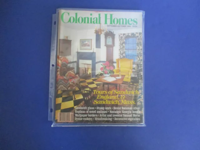 Colonial Homes Magazine 1983 40 years old